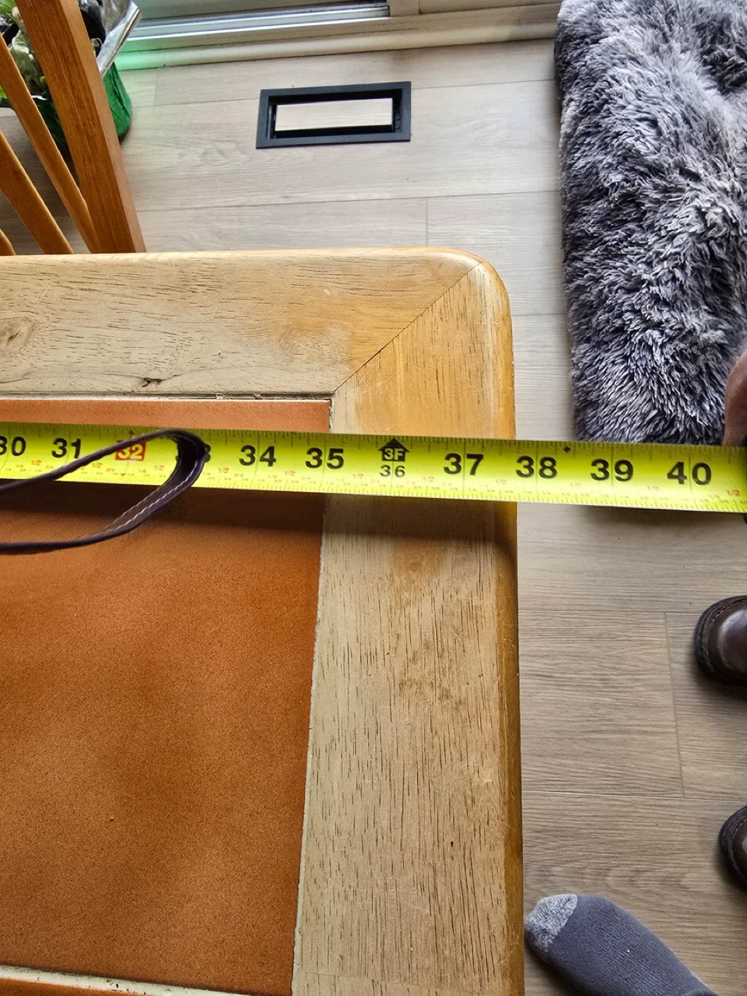 Dining Table with Tile Inlay, 62 x 37 inches image indicator(3)