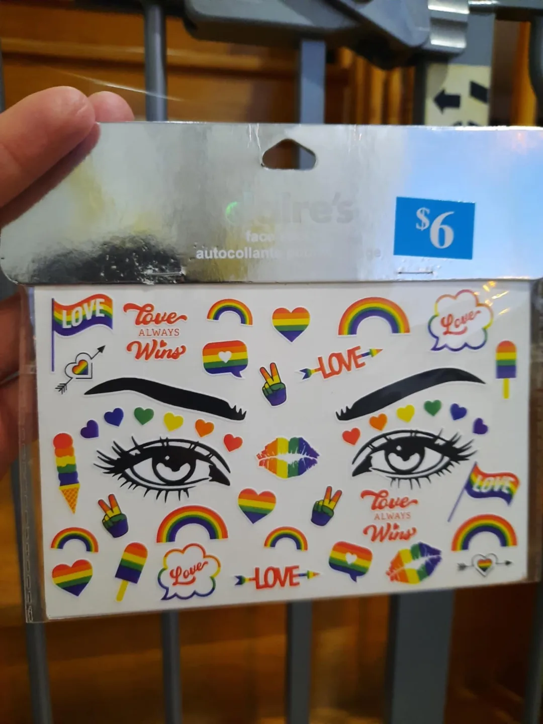 Claire's Face Stickers - Skin Gems & More!