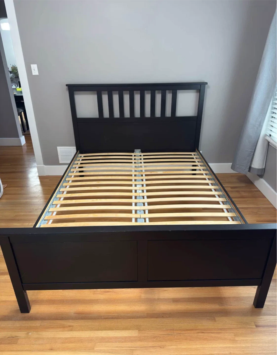IKEA HEMNES Queen size bed frame, solid wood