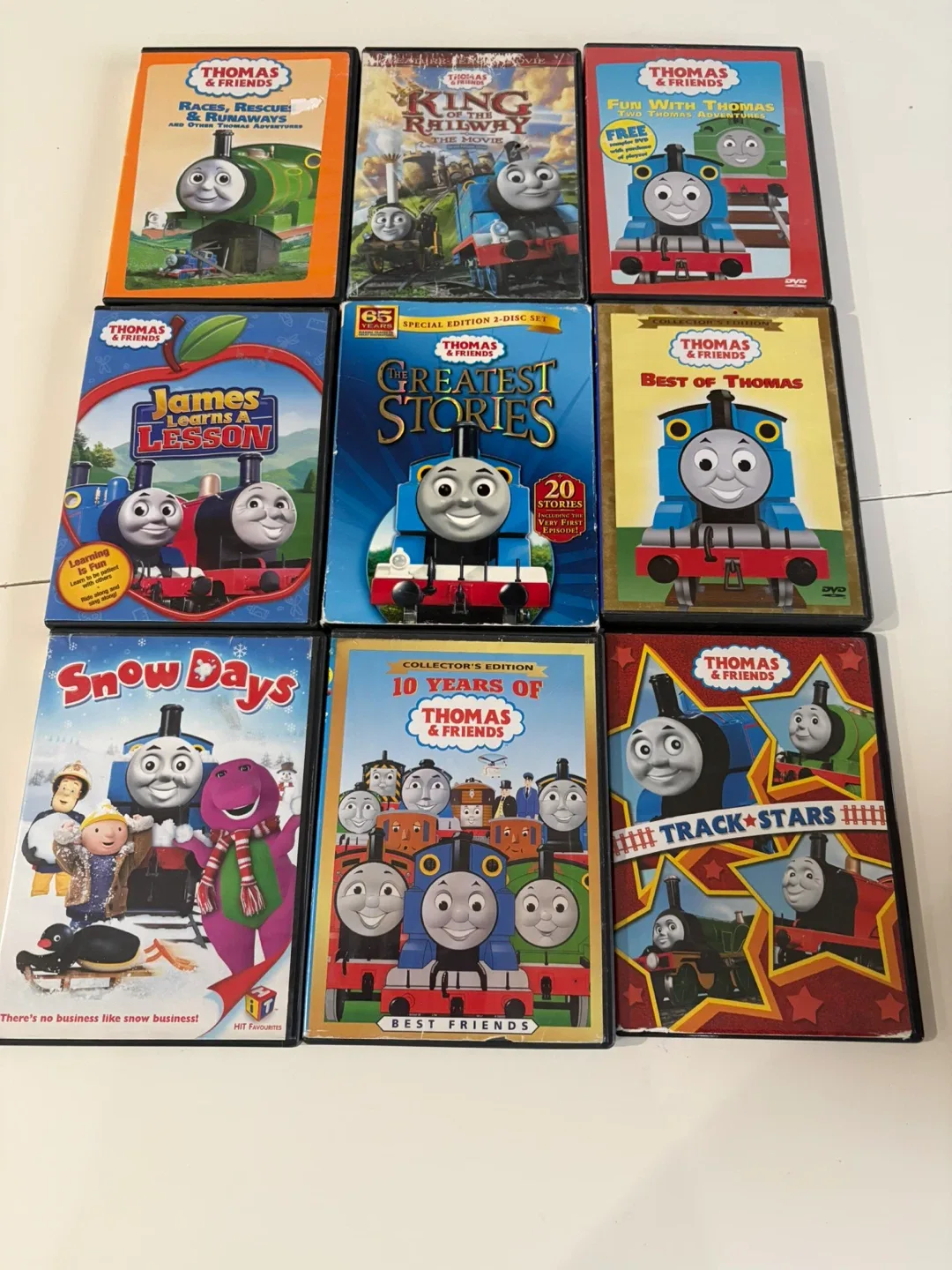 Thomas & Friends DVD Lot 8 DVD’s