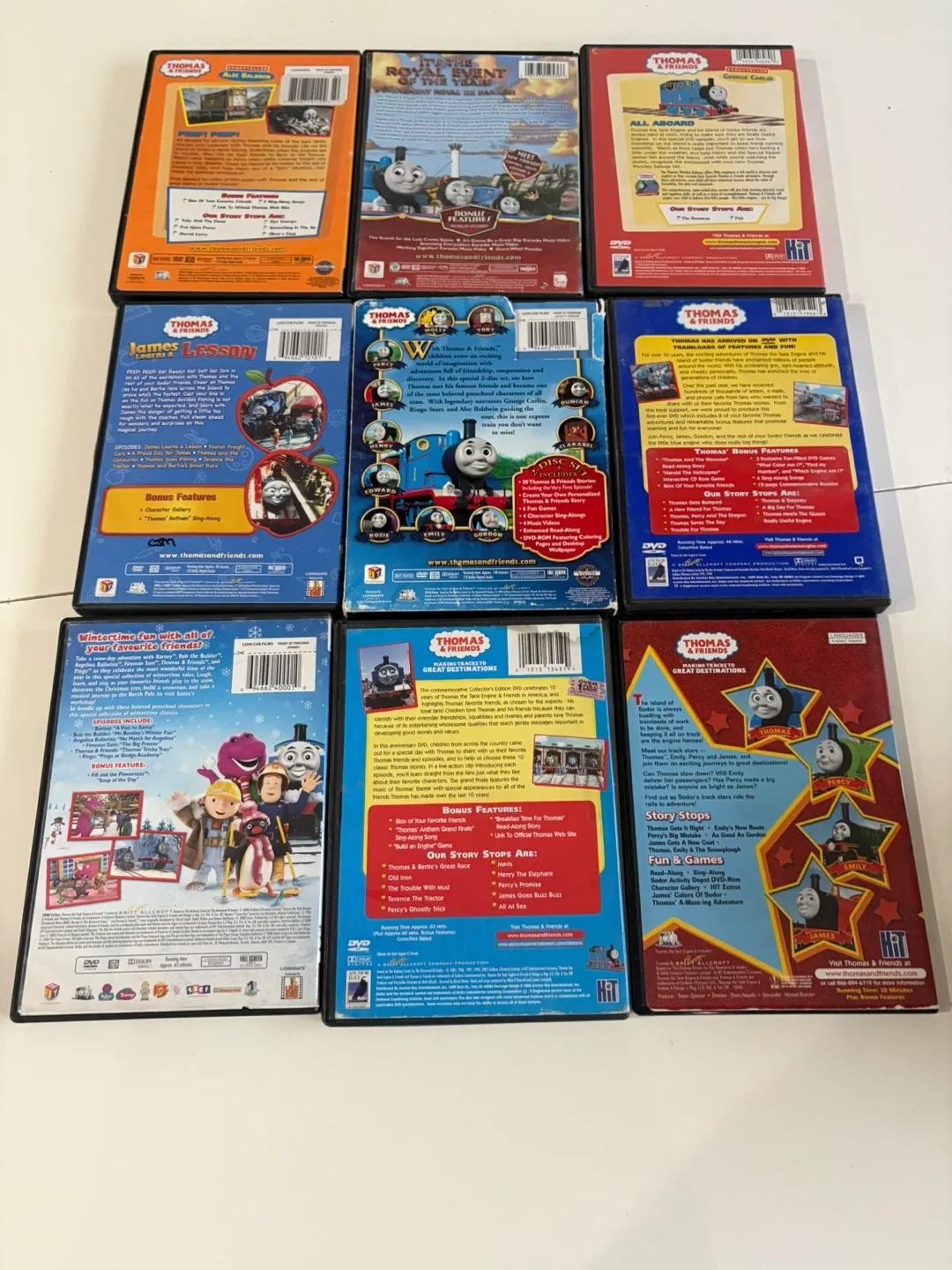 Thomas & Friends DVD Lot 8 DVD’s image indicator(2)