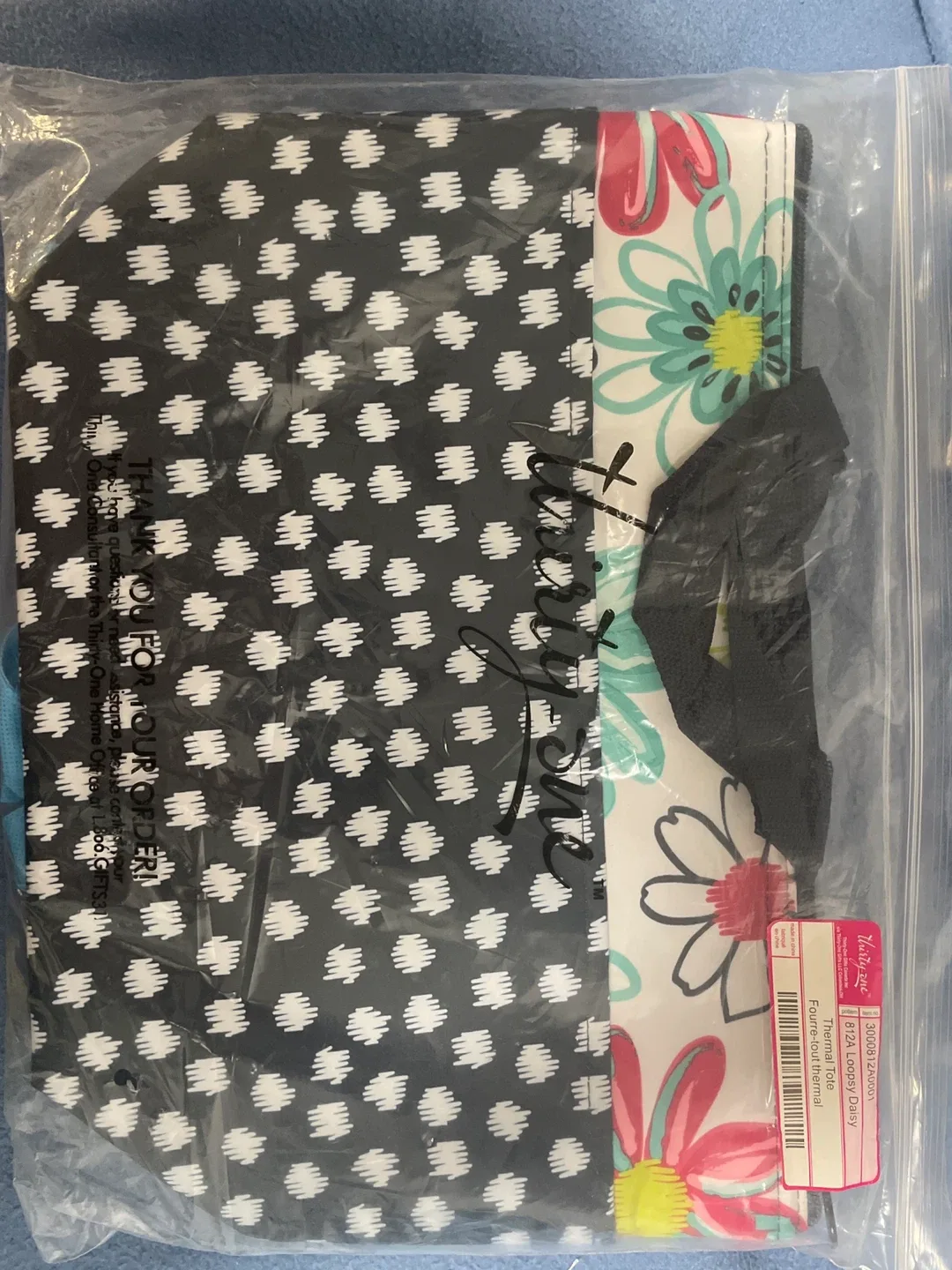 Thirty-One Gifts Scoop Daisy Thermal Tote - New!