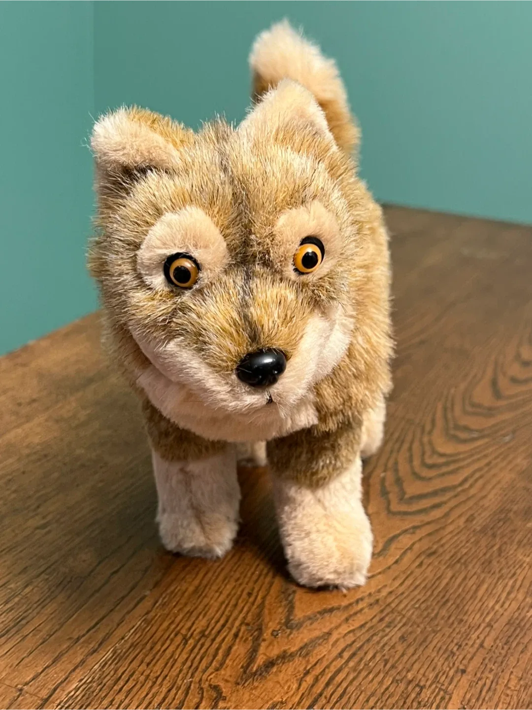 American Girl Doll Kaya's Dog Tatlo with the fur blanket. image indicator(2)