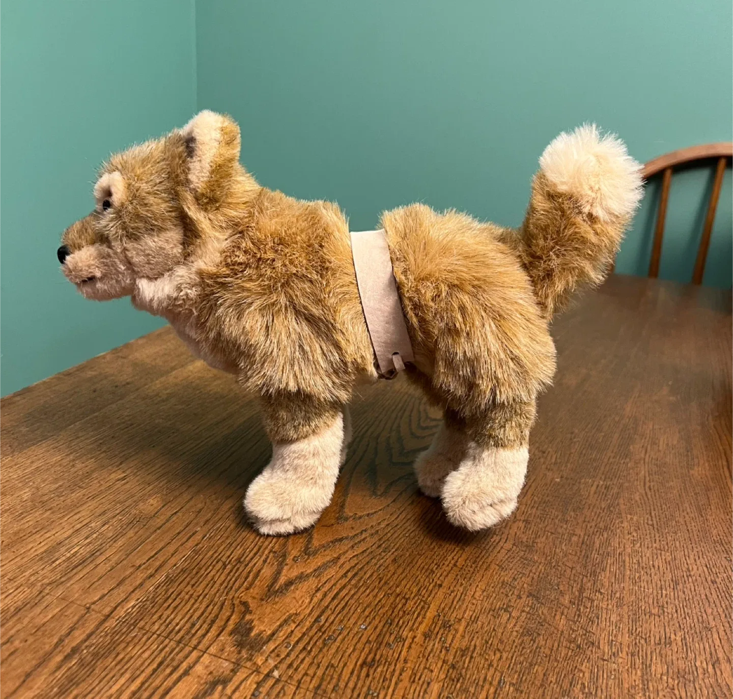 American Girl Doll Kaya's Dog Tatlo with the fur blanket. image indicator(4)