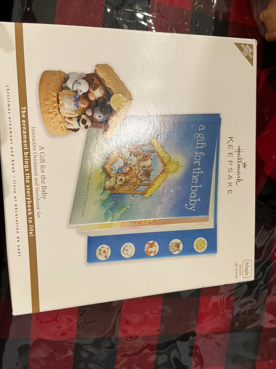 Hallmark Keepsake A Gift for the Baby Ornament & Book Set