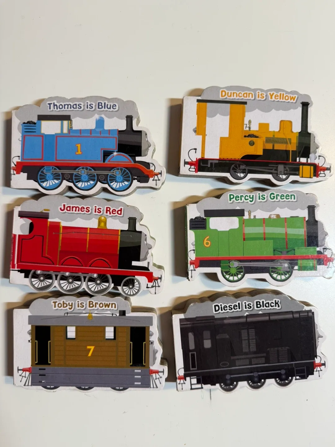 6 Thomas & Friends Board Books Set