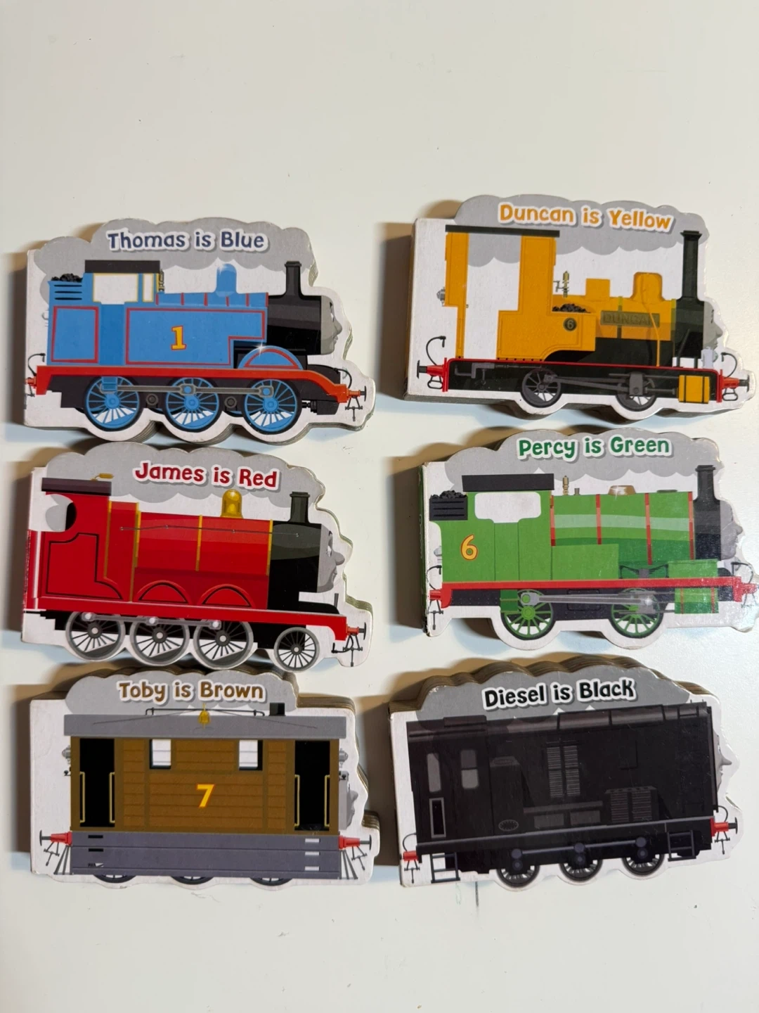 6 Thomas & Friends Board Books Set