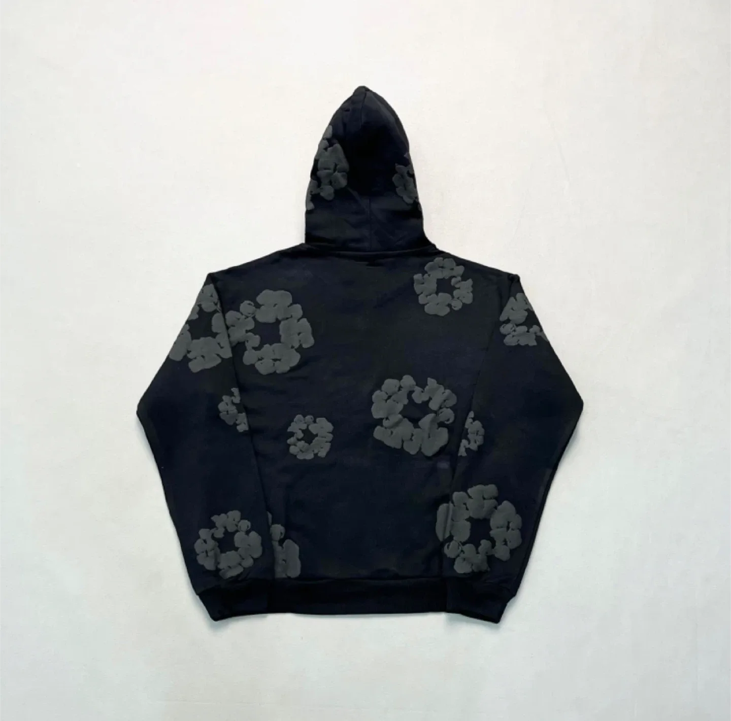 Full Black Denim Tears Hoodie Size M image indicator(2)
