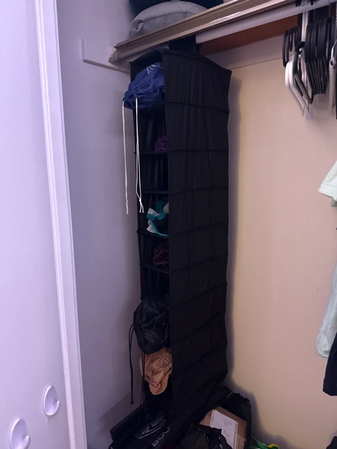 Hanging Closet Organizer - Black