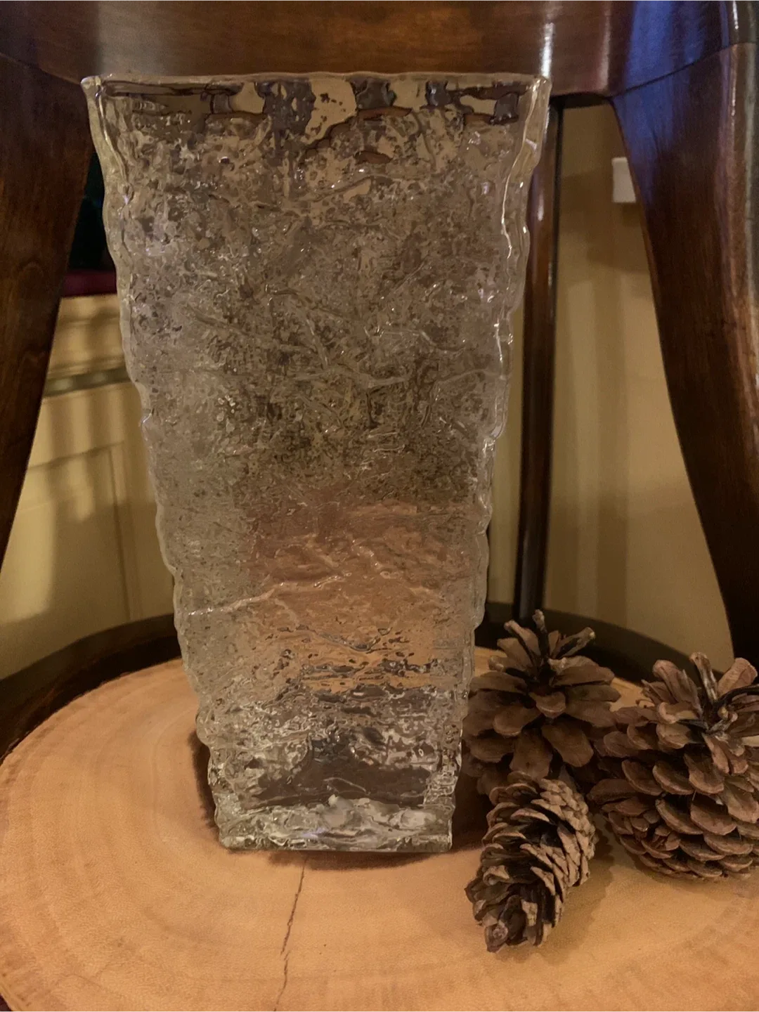 Ice Bark Glass Vase image indicator(2)