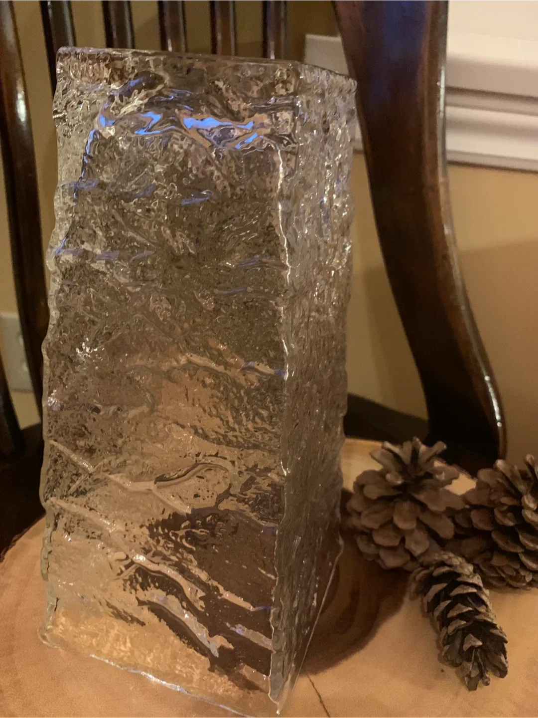 Ice Bark Glass Vase image indicator(6)