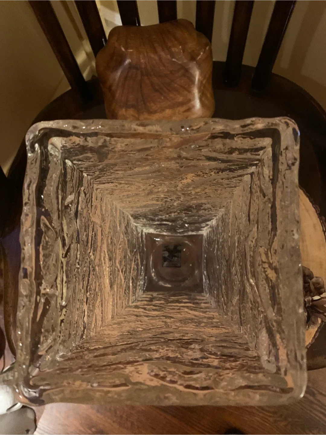 Ice Bark Glass Vase image indicator(4)