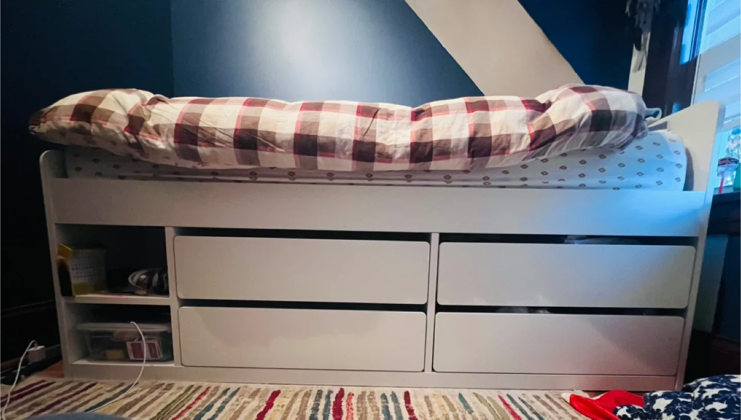 IKEA SLÄKT Bed frame w/storage, Twin