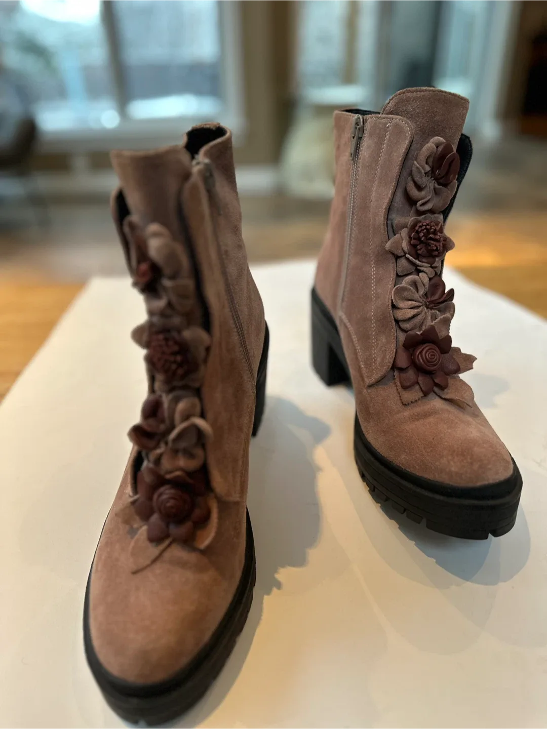 BRUNO PREMI ANTROPOLOGIE Suede Ankle Boots Sz.  EUR 39/ US 8-8.5 image indicator(2)