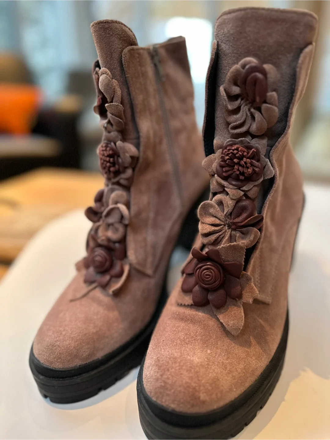 BRUNO PREMI ANTROPOLOGIE Suede Ankle Boots Sz.  EUR 39/ US 8-8.5