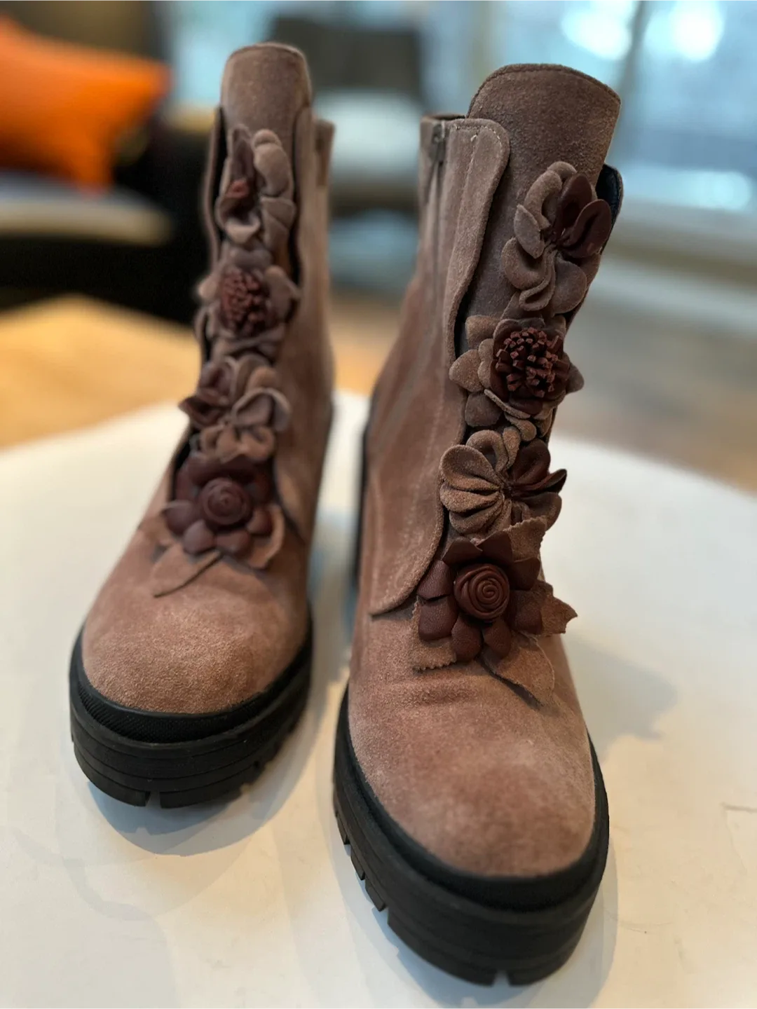 BRUNO PREMI ANTROPOLOGIE Suede Ankle Boots Sz.  EUR 39/ US 8-8.5 image indicator(6)