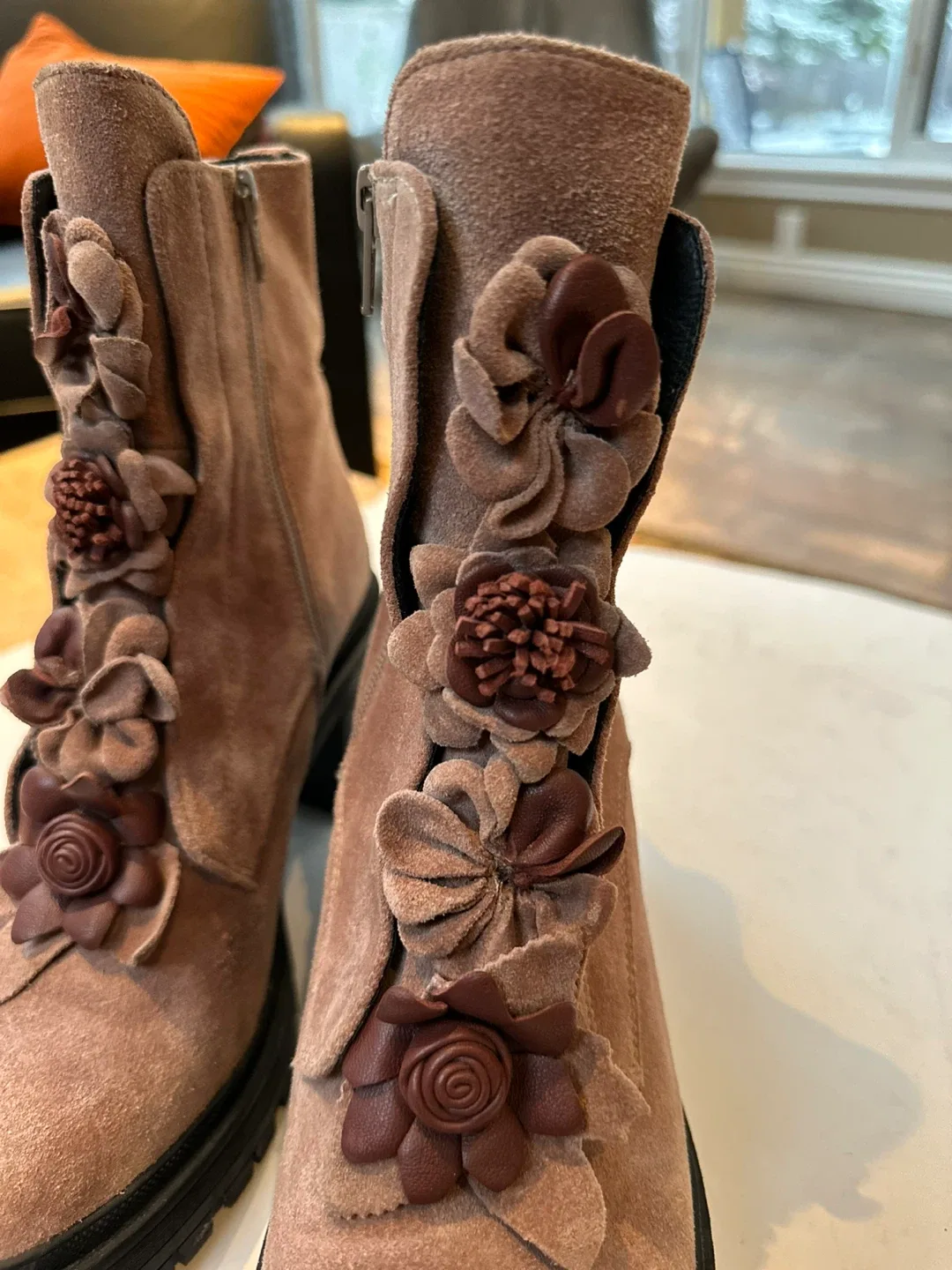 BRUNO PREMI ANTROPOLOGIE Suede Ankle Boots Sz.  EUR 39/ US 8-8.5 image indicator(8)