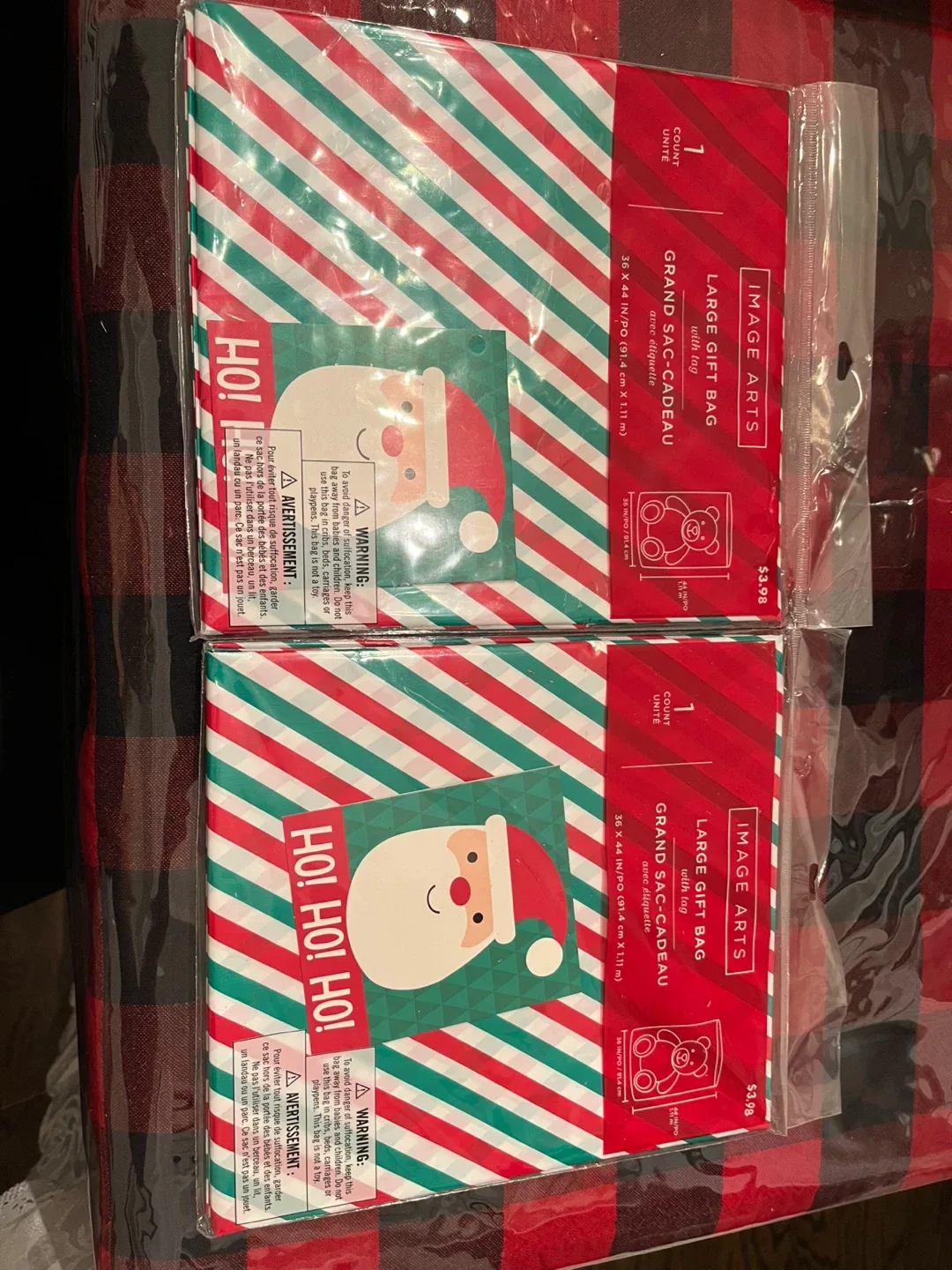 Image Arts Large Christmas Gift Bag with Tag