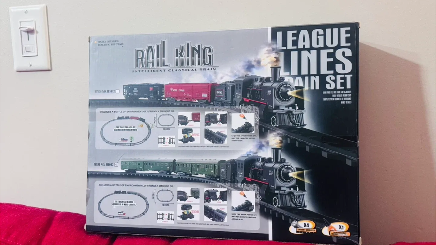 Rail King League Lines Train Set