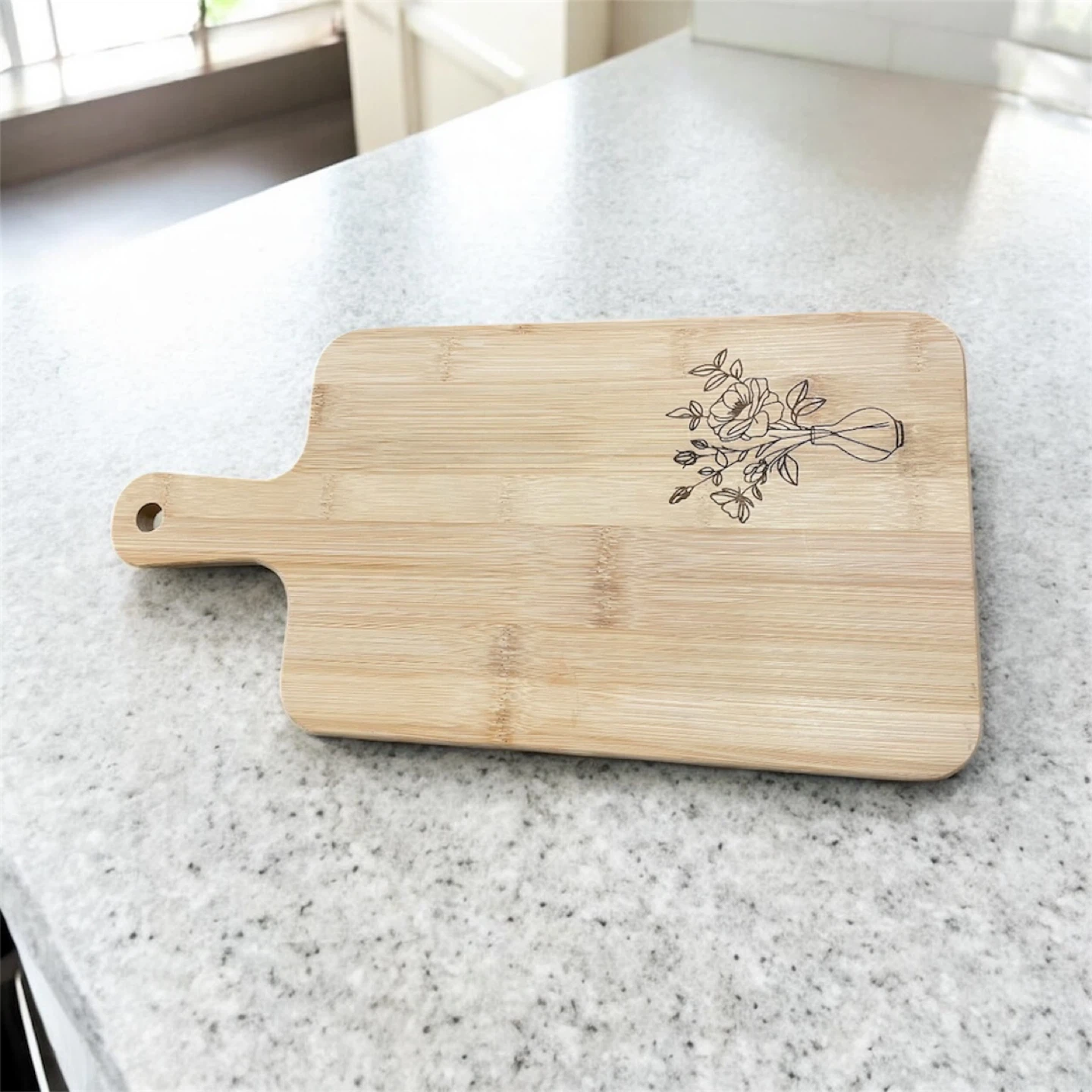 Custom cutting board for gift