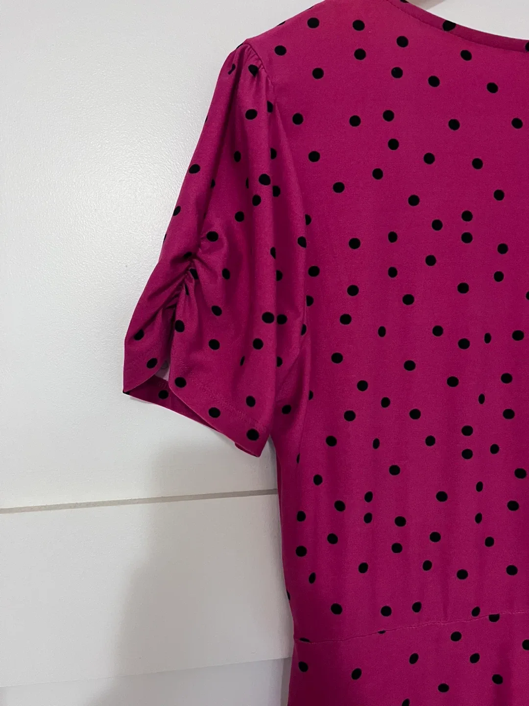 2 Dye 4 M/M Pink Polka Dot Dress image indicator(2)