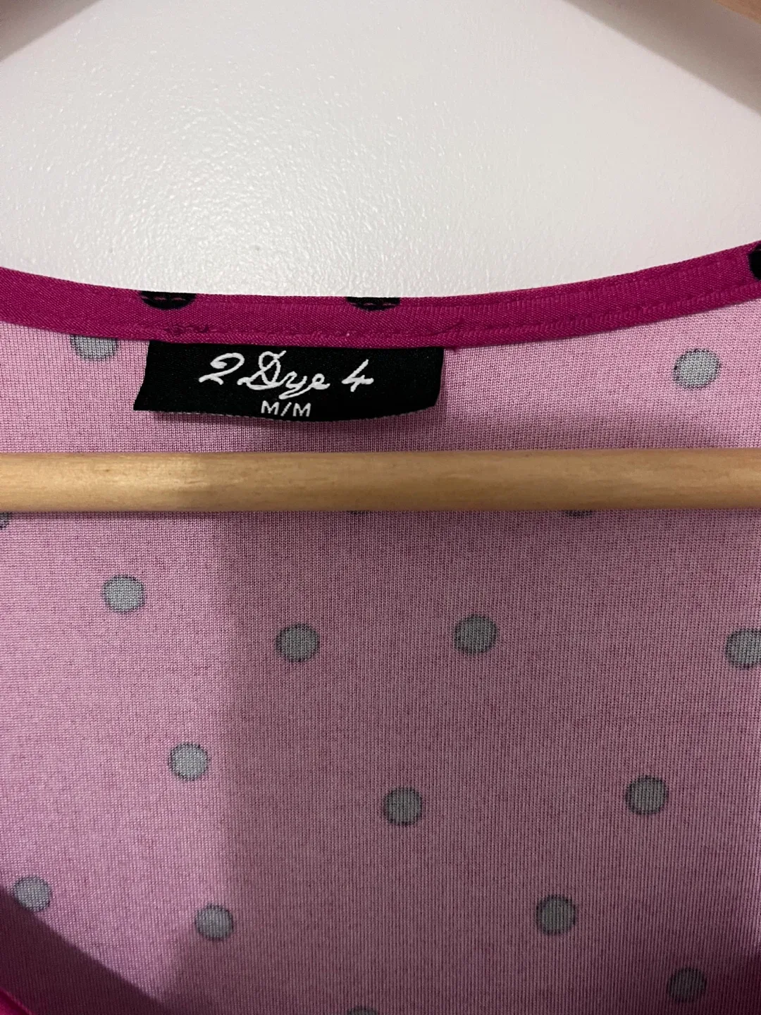 2 Dye 4 M/M Pink Polka Dot Dress image indicator(4)