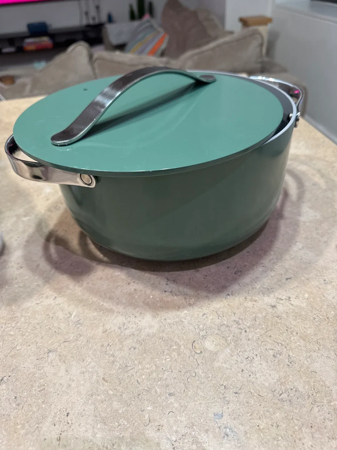 Caraway Green Dutch Oven with Lid