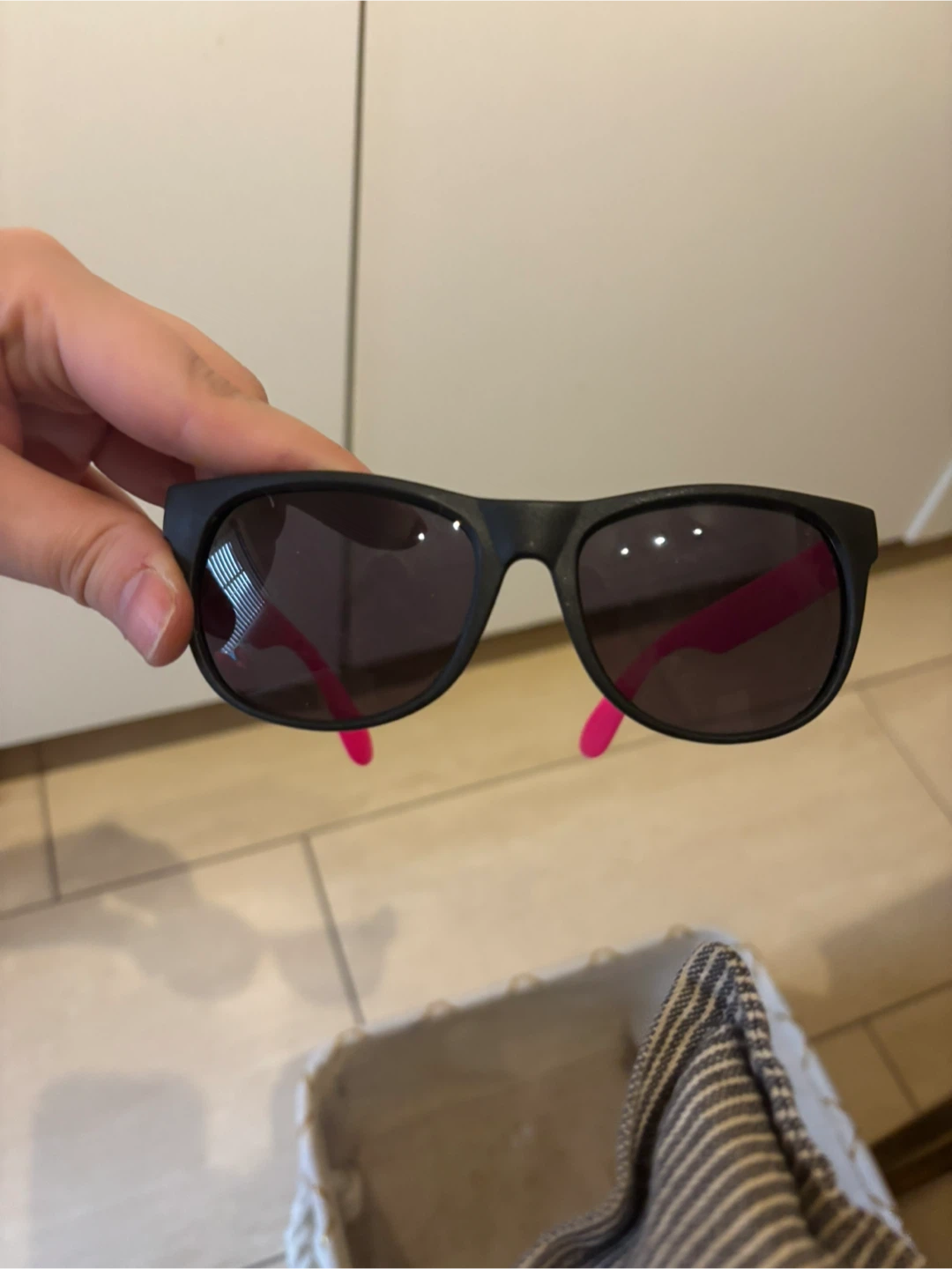 Sunglasses, Pink & Black