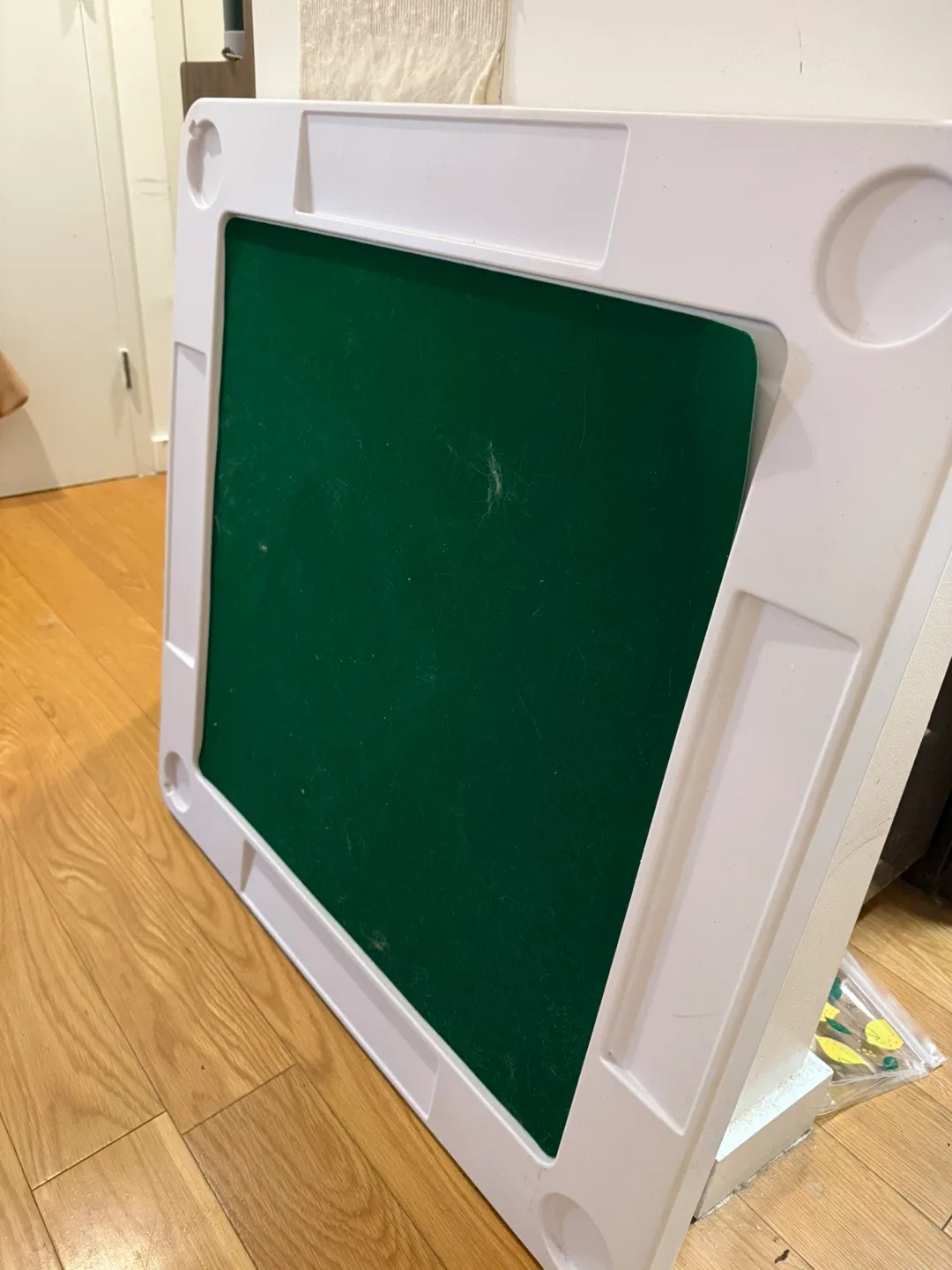 Mahjong Table with Green Felt Surface