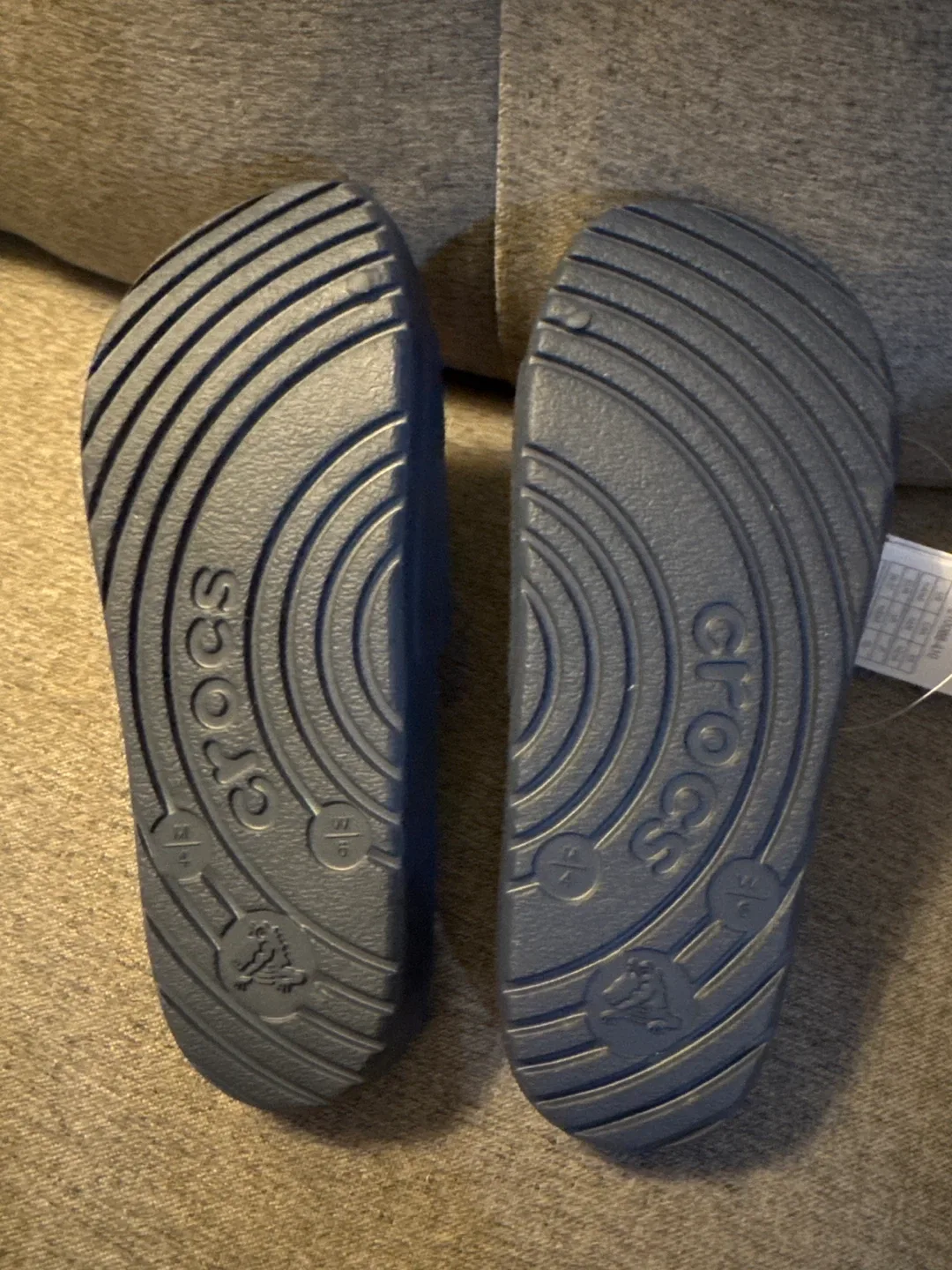 Crocs Navy Blue Slides - Size 6 W image indicator(3)