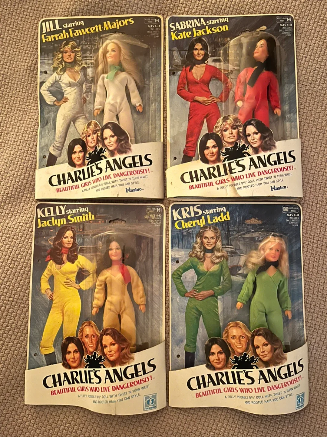 Charlie's Angels Dolls - Jill, Sabrina, Kelly, Kris