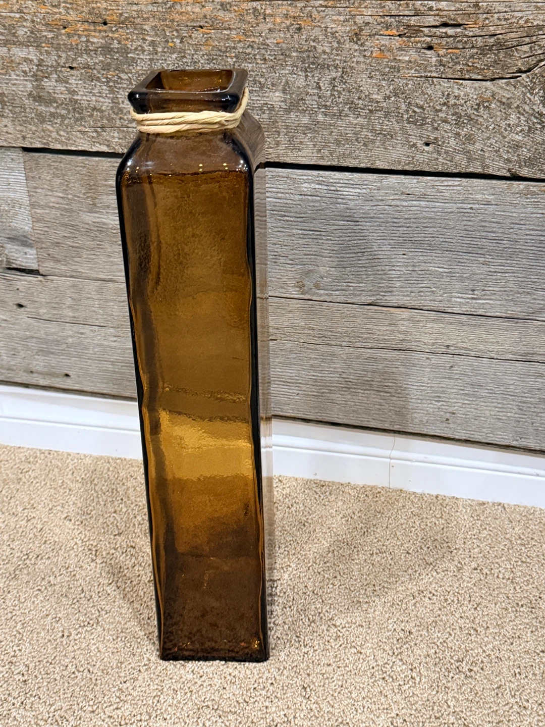 Brown Rectangular Vase – Modern & Elegant - photo 3