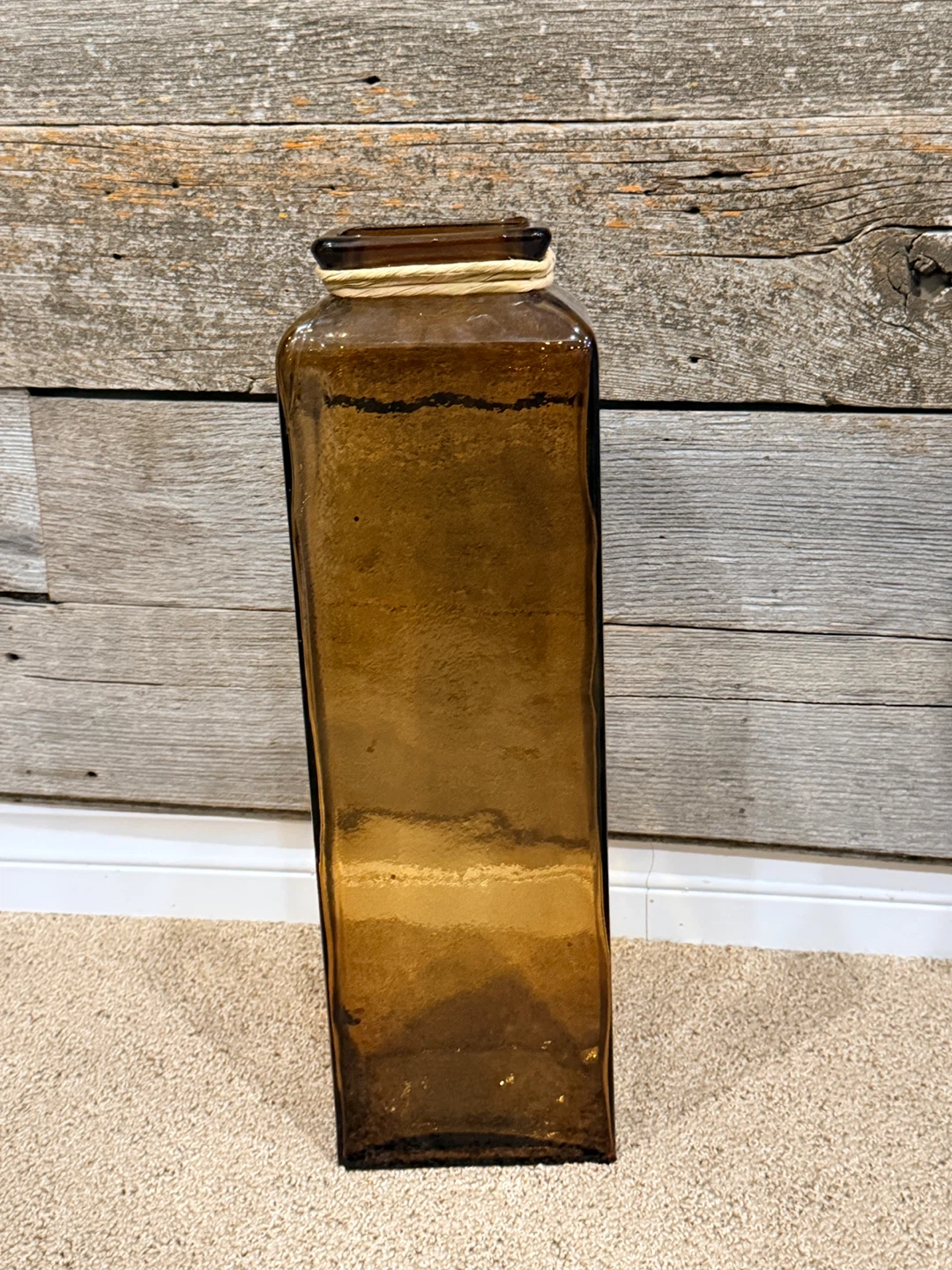 Brown Rectangular Vase – Modern & Elegant - photo 4