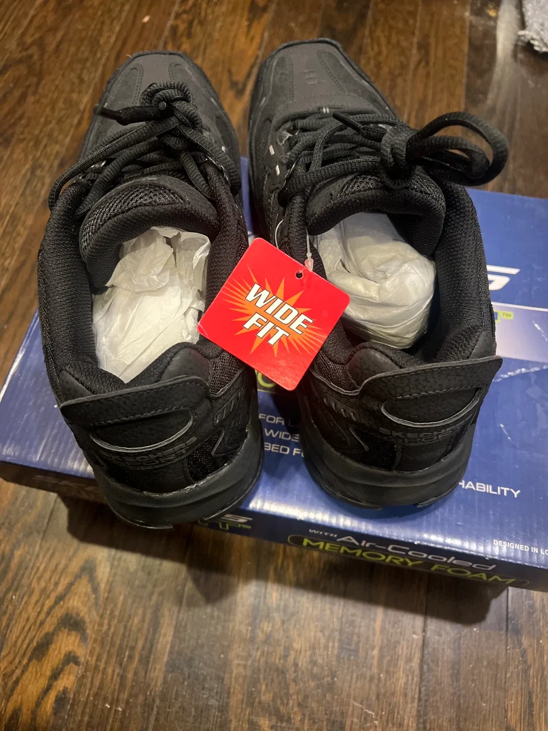 Skechers Wide Fit Air-Cooled Memory Foam Shoes image indicator(4)