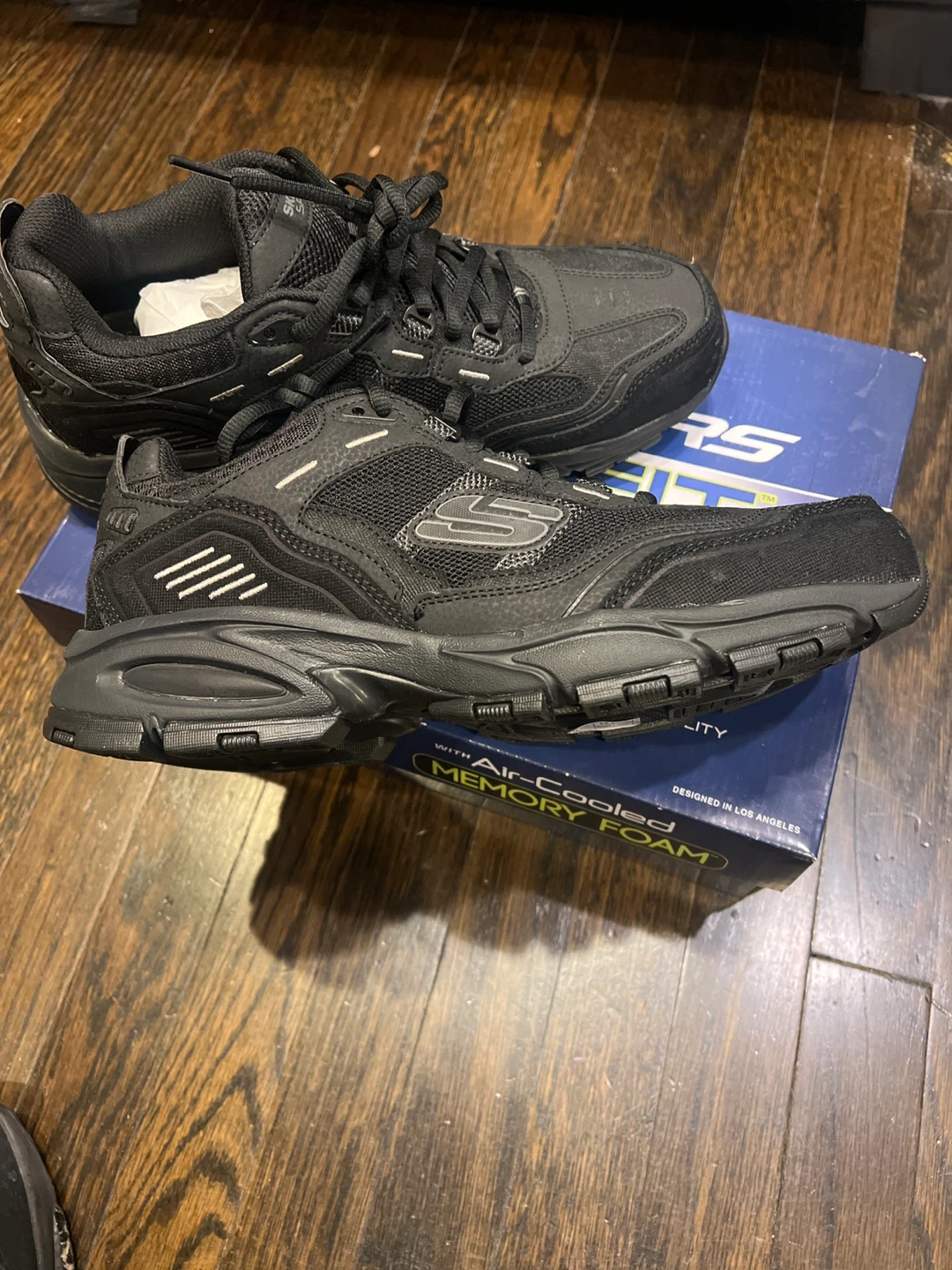 Skechers Wide Fit Air-Cooled Memory Foam Shoes - photo 5