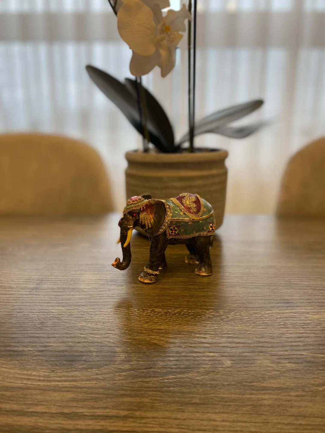 Elephant Trinket Box