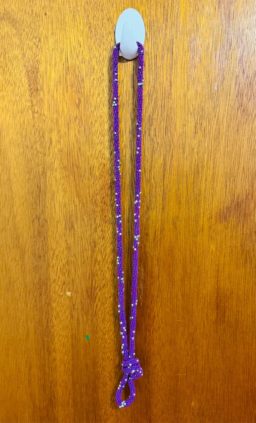 Purple Beaded Necklace