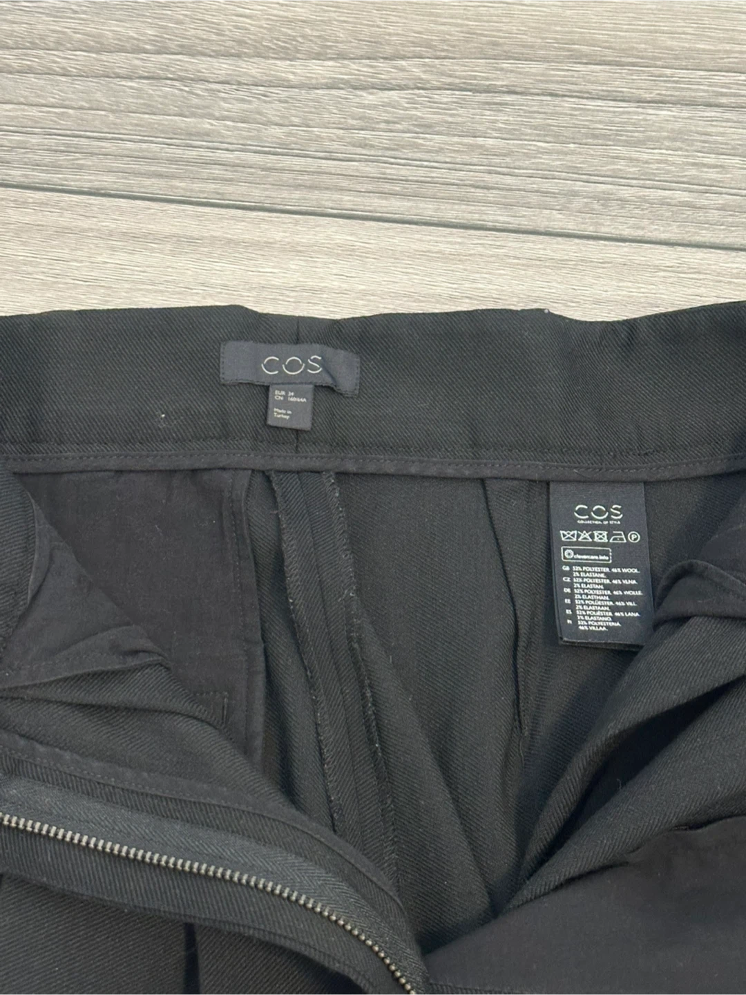 Cos pants black women size 34 - photo 2