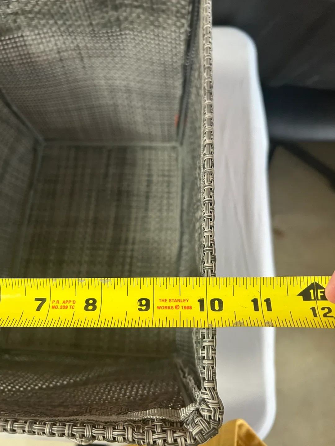 Grey Woven Storage Bins - Set of 3 image indicator(5)