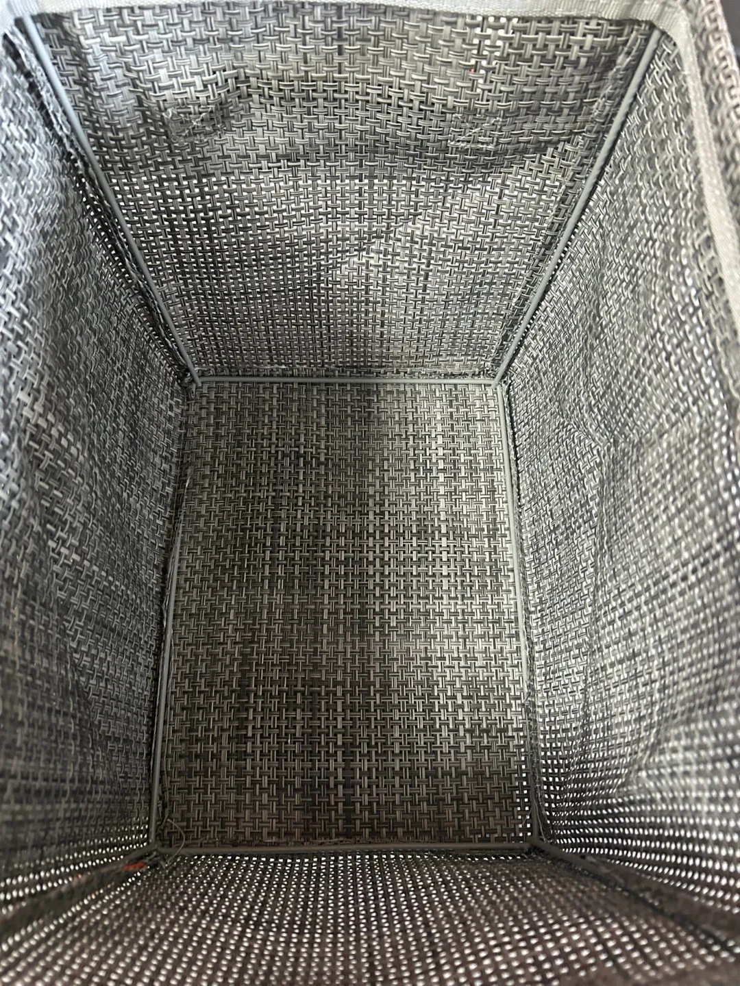 Grey Woven Storage Bins - Set of 3 image indicator(3)