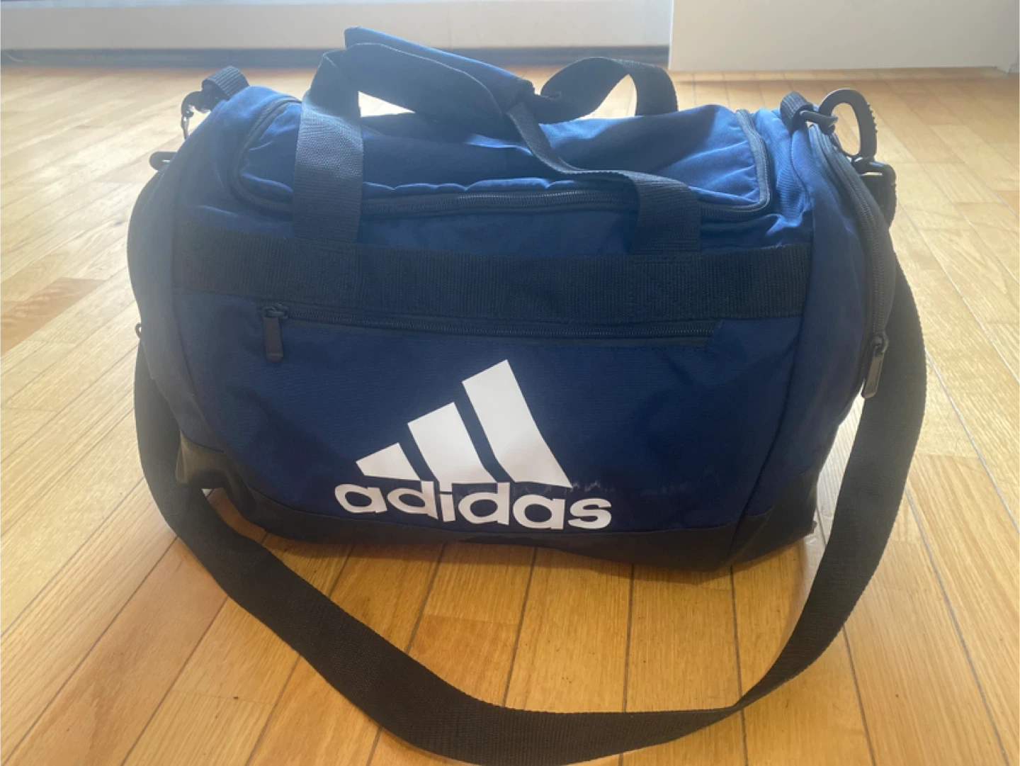 Adidas Blue Duffel Bag