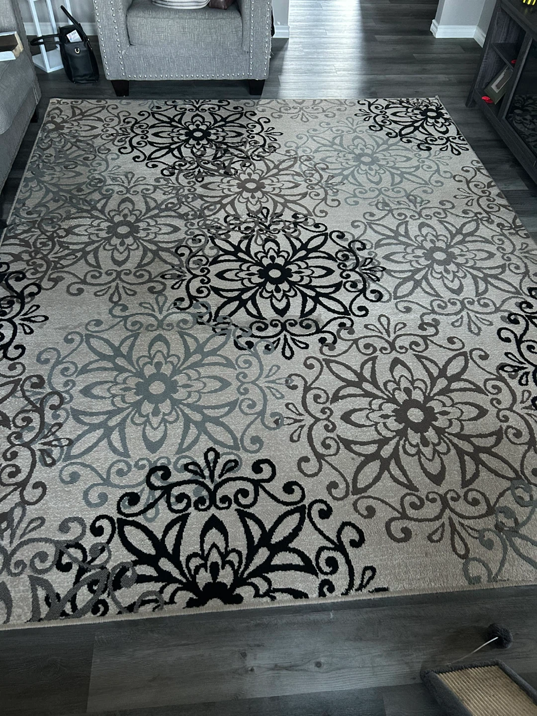 8 x 10 Floral Patterned Area Rug
