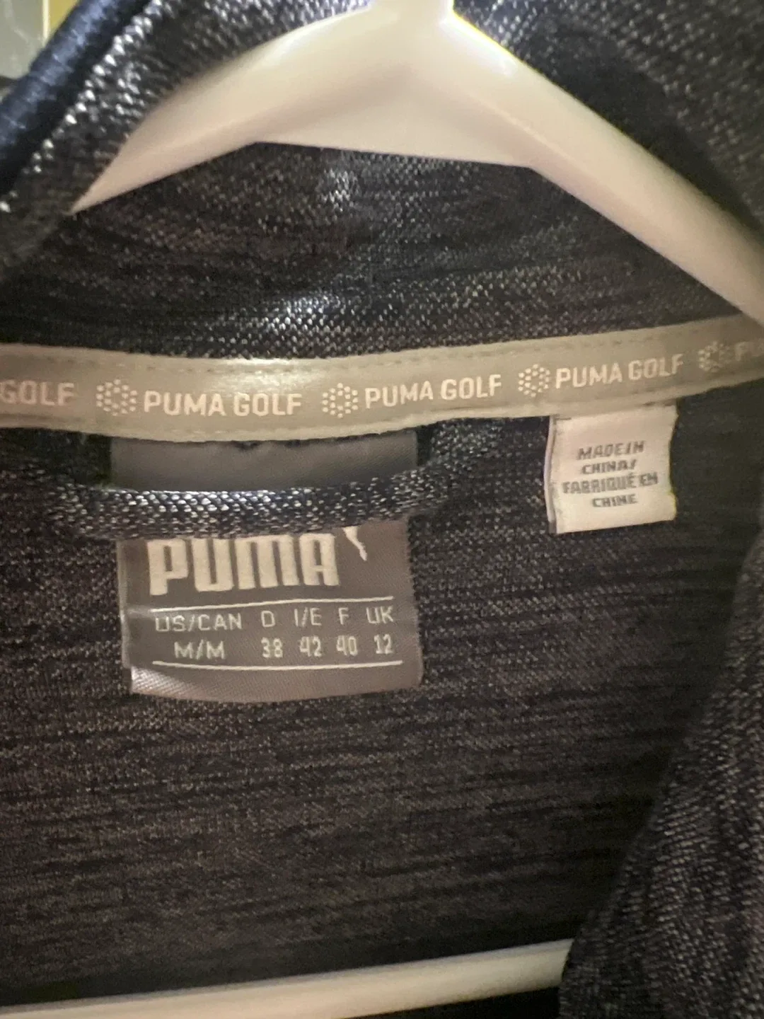 Women’s Navy/Grey Puma Golf Zip sweater - Size M image indicator(2)