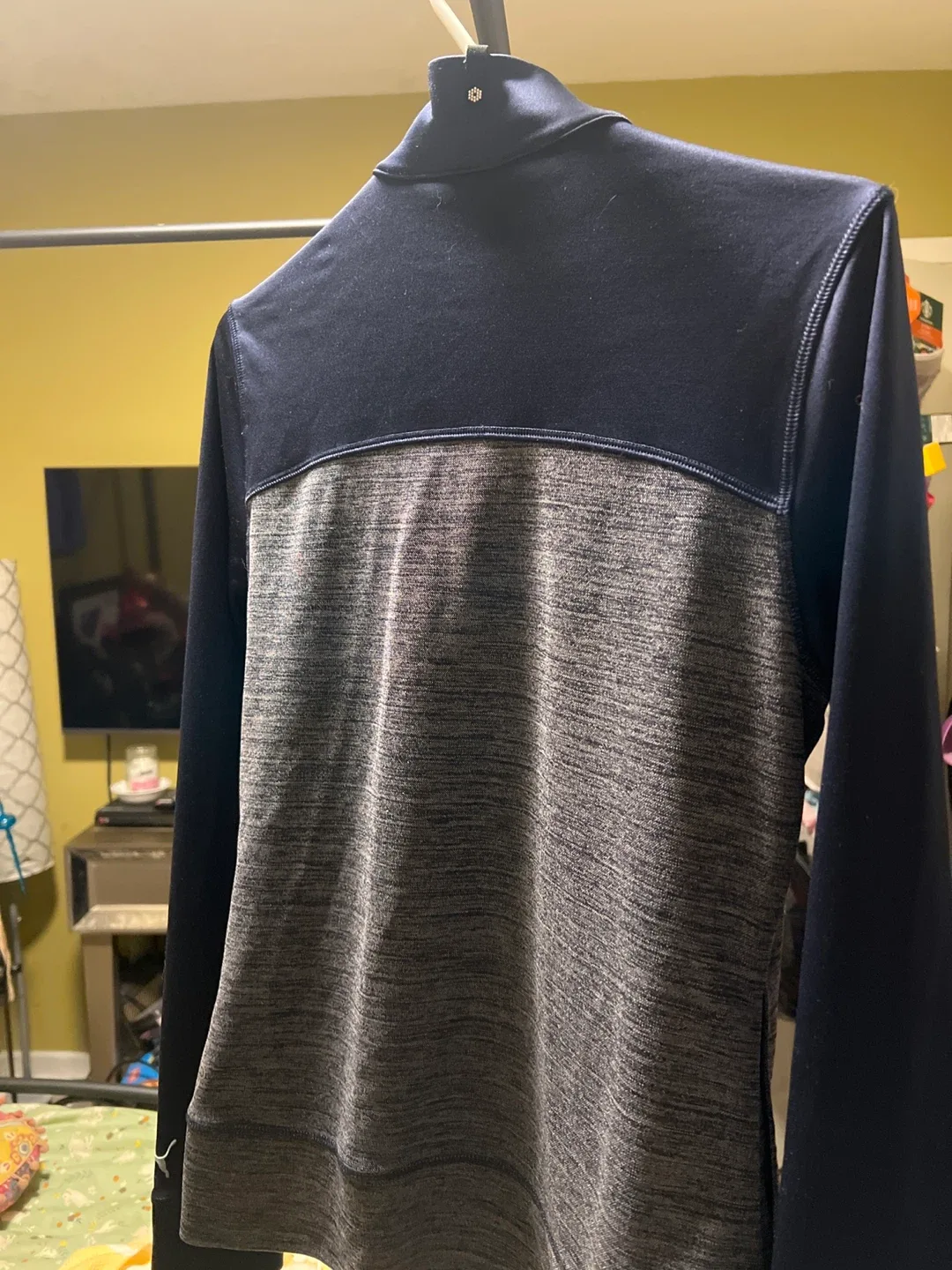 Women’s Navy/Grey Puma Golf Zip sweater - Size M image indicator(3)