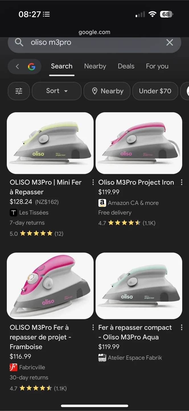 *New* $135 Oliso M3PRO Project Iron - Compact & Lightweight image indicator(2)