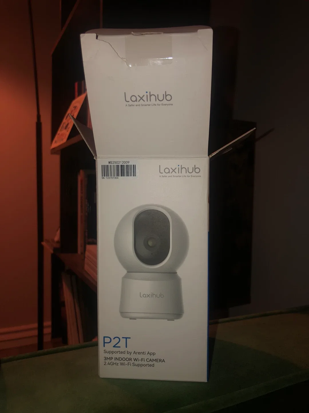New opened but unused Laxihub P2T Indoor Security Camera