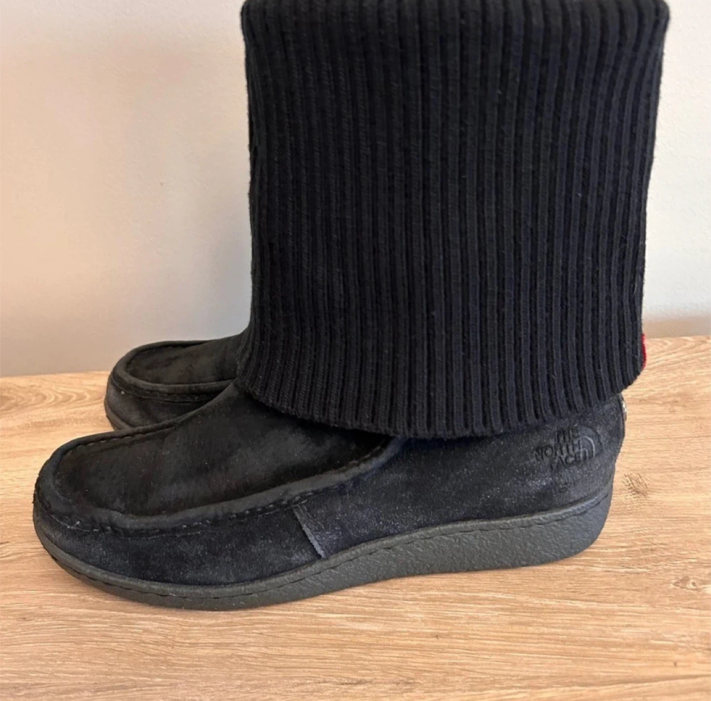 The North Face Black Suede Booties - photo 2
