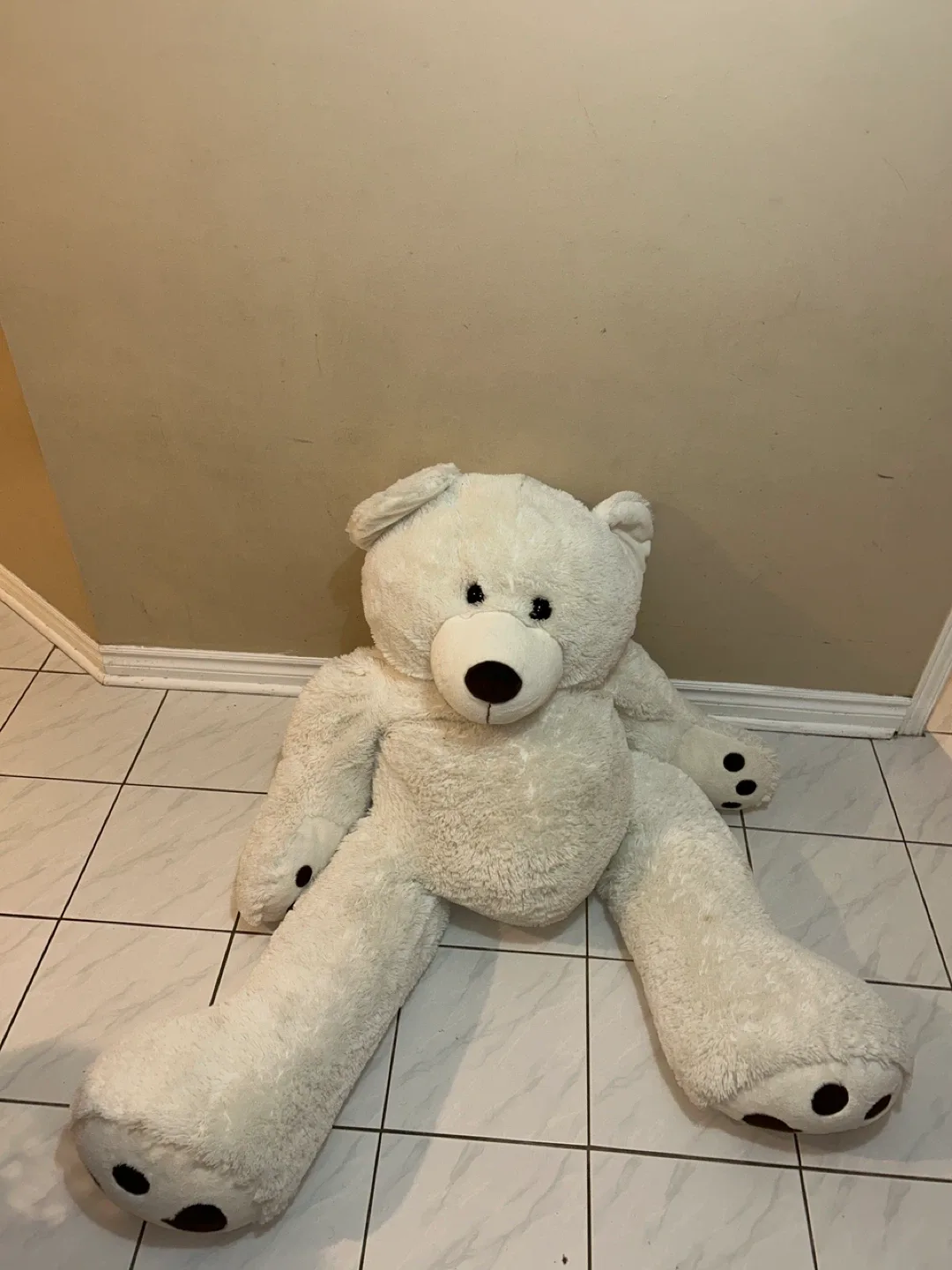Large White Teddy Bear