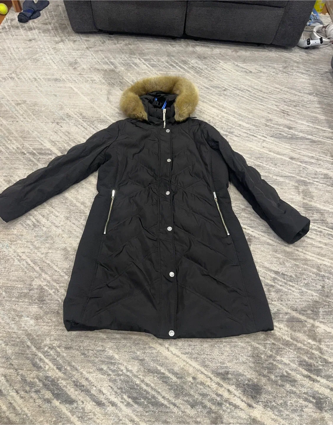 Michael Michael Kors Black Winter Coat - XL image indicator(5)