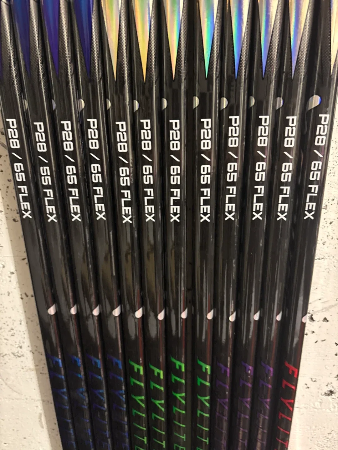 Bauer Flylite Hockey Sticks, P28/65 Flex